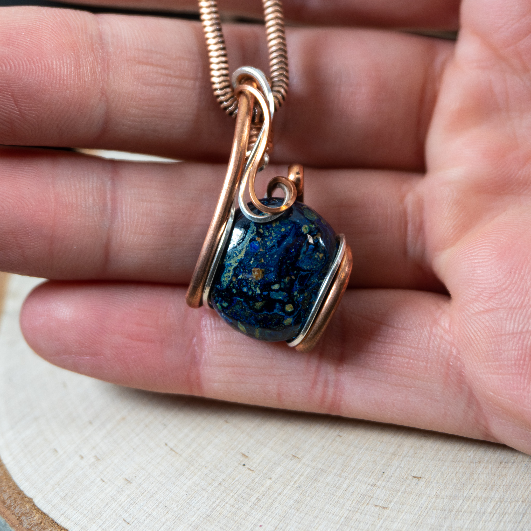 Azurite Wrap The Crystal Council